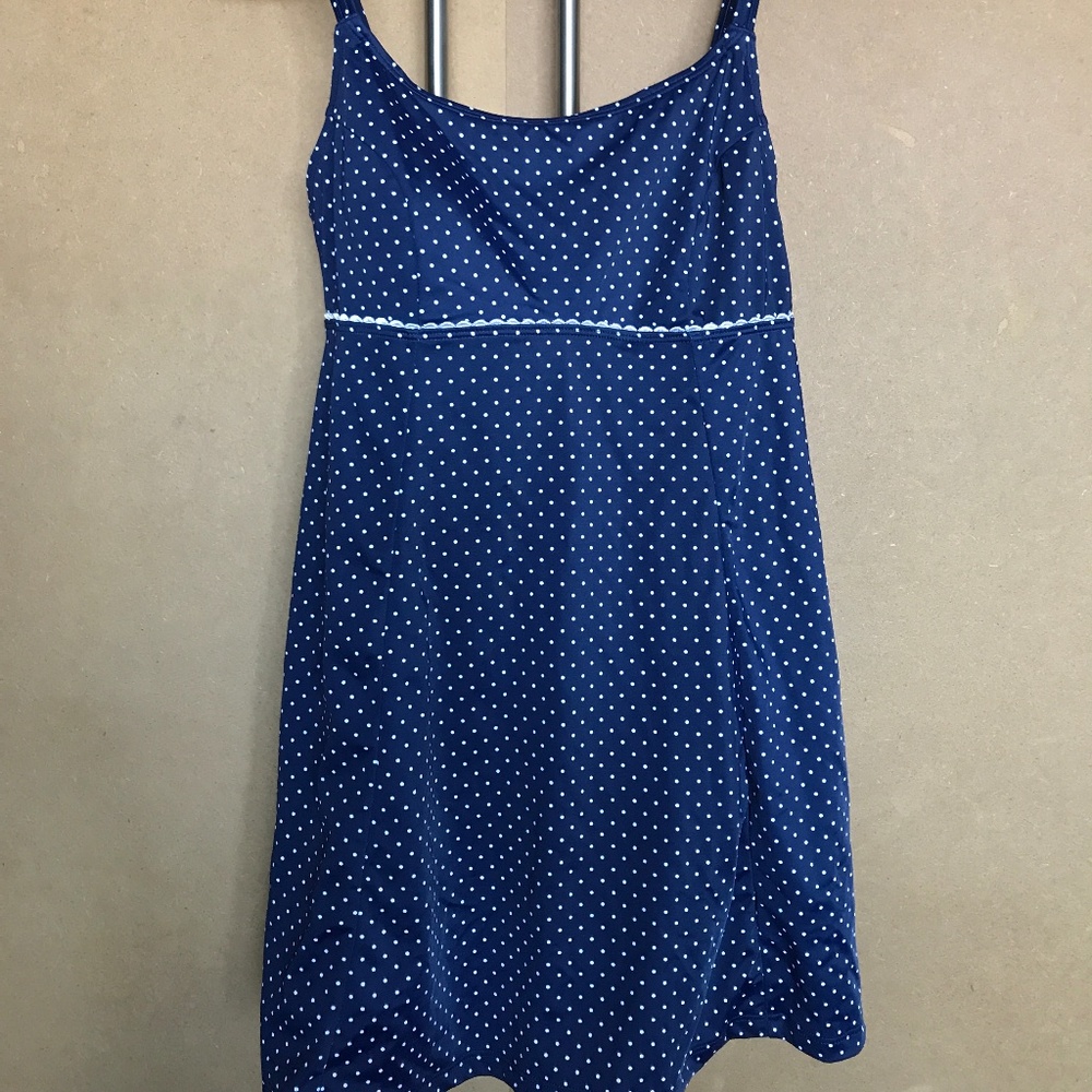 L.L. Bean One Piece Skirt Swimsuit Size 8
